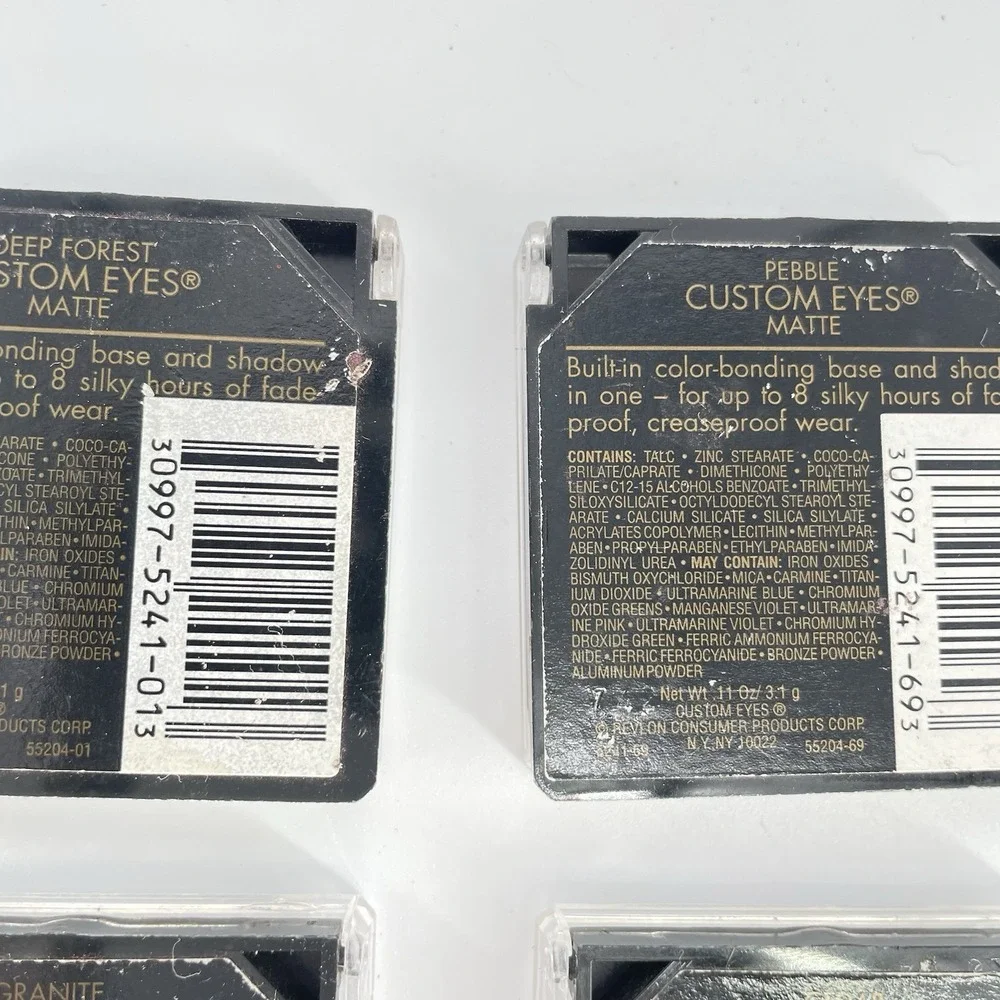 Vintage Revlon Custom Eyes Eyeshadow Lot Of‎ 6 Single Matte Colors Rare New